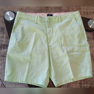 George Light Green Men's Flat Front Shorts